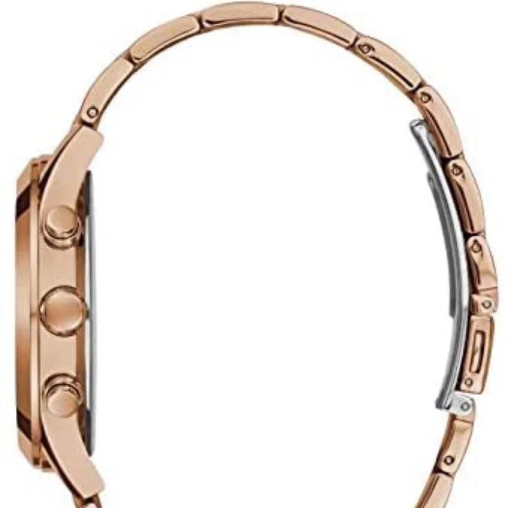 GUESS Rose Gold-Tone Chrono Multifunction Watch